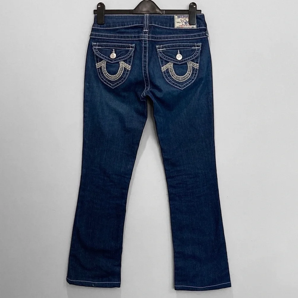 TRUE Religion Low Rise Straight Jean 27 - Picture 5 of 14